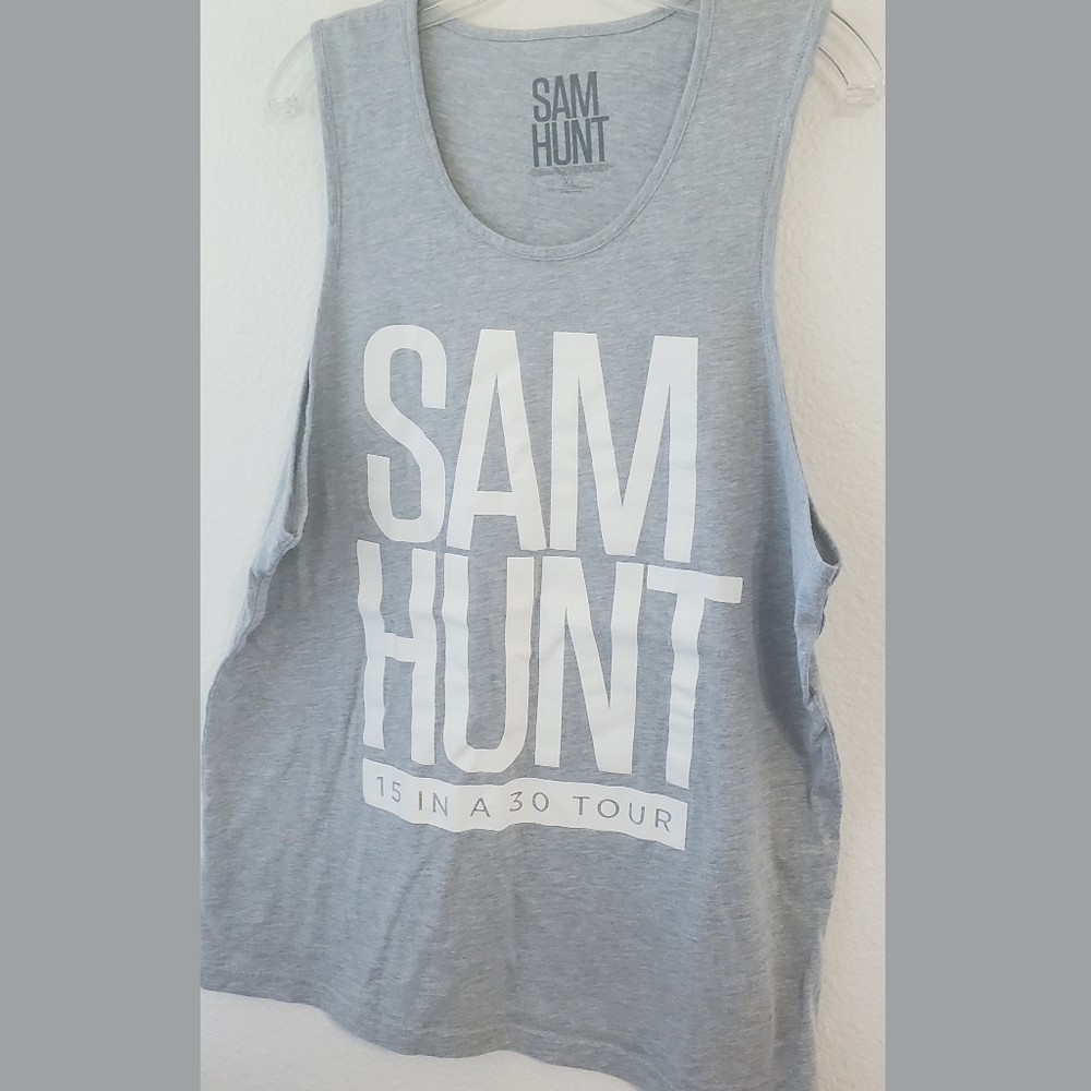 Sam Hunt Tour Graphic Muscle Tank Top Sz XL